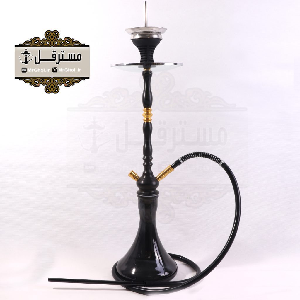 قلیان لاکچری AMY مشکی طلایی