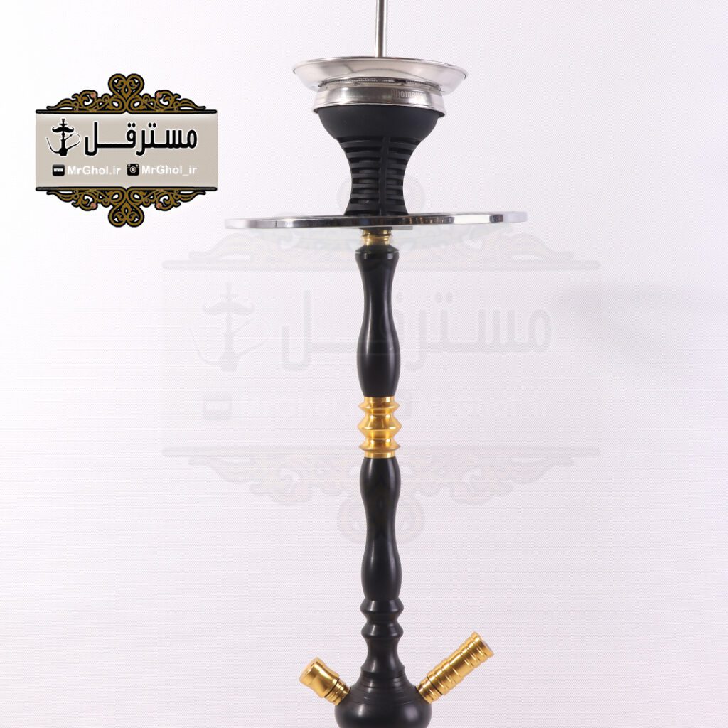 قلیان لاکچری AMY مشکی طلایی