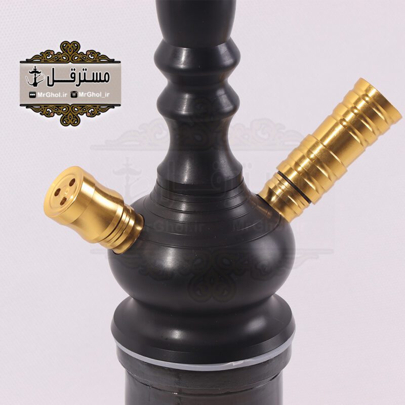 قلیان لاکچری AMY مشکی طلایی