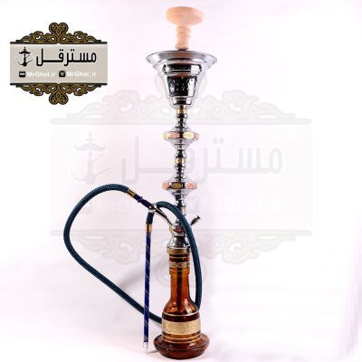 قلیان طرح خلیل مامون 2قپه ارتفاع 100 سانت