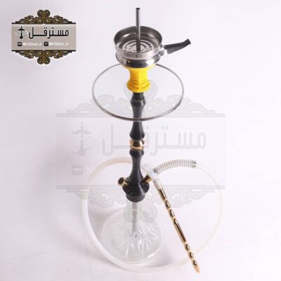 قلیان لاکچری تنه سه تکه مشکی