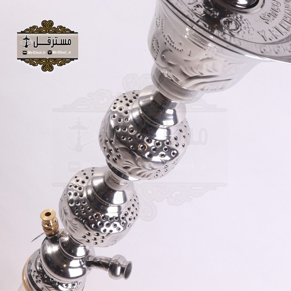 قليان خوانكی هامر دوقپه نقره ای