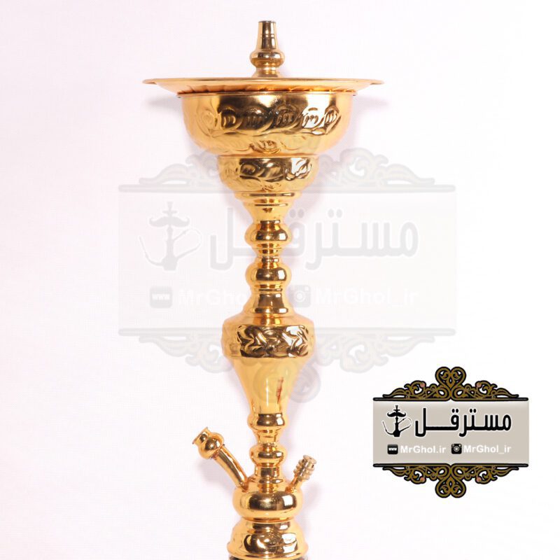 قليان مصری ابوزید طلایی وسط گوی