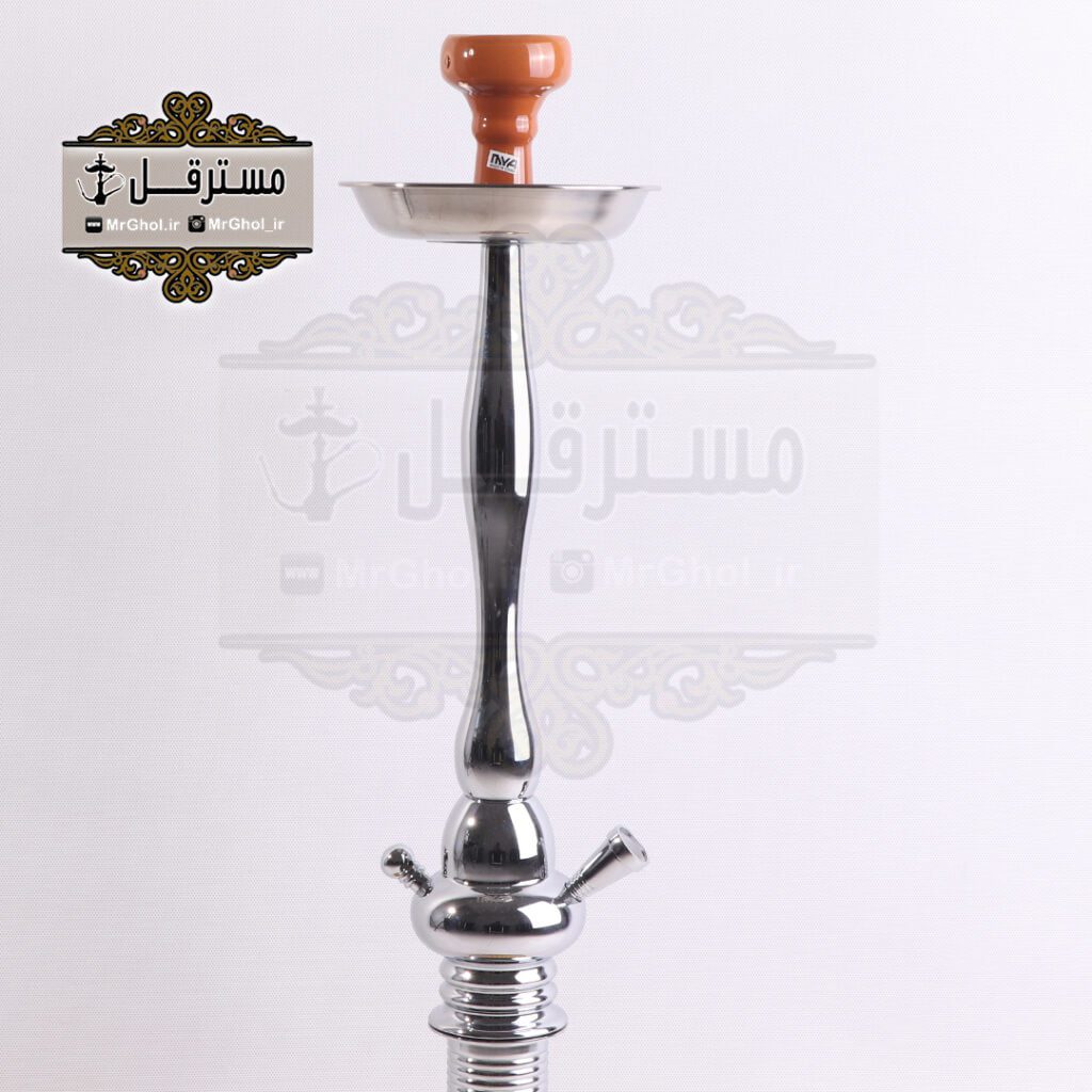 قلیان میا تمام استیل تنگ طلایی