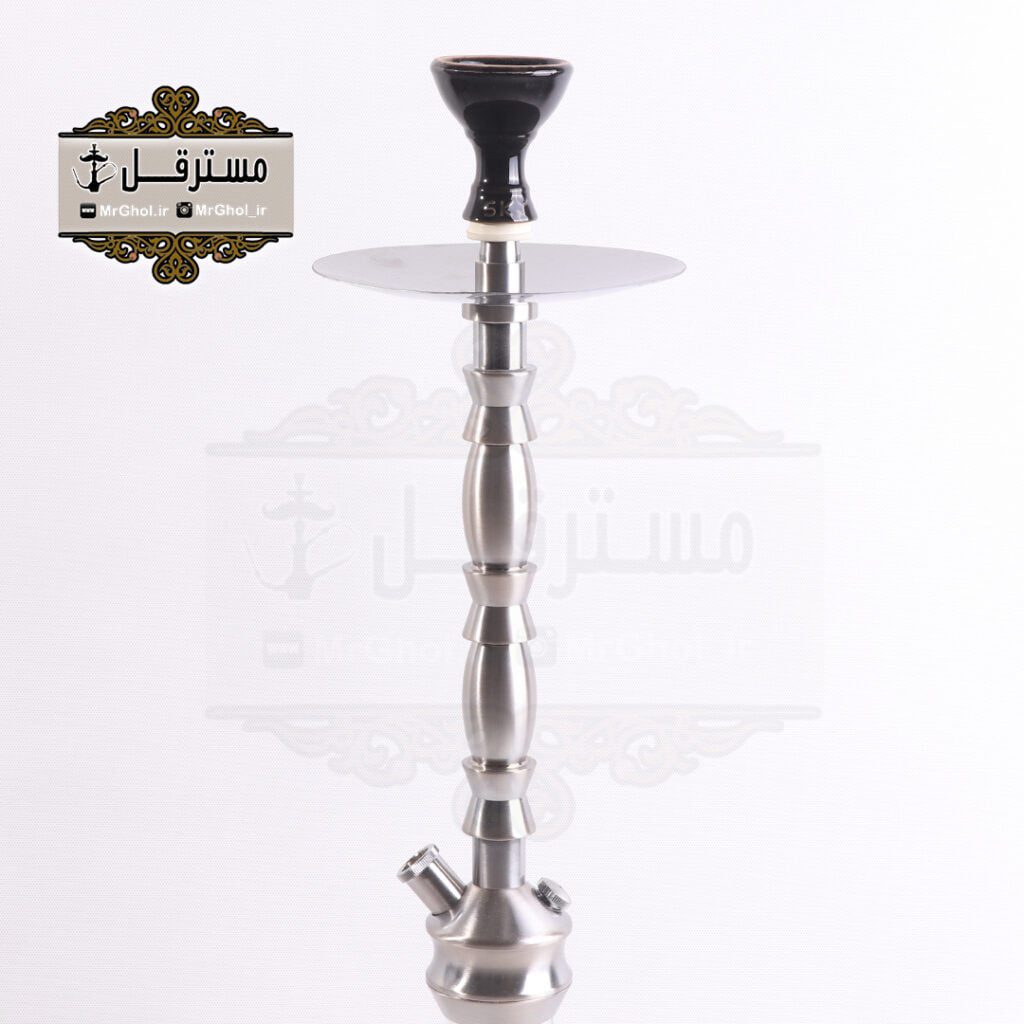 قلیان لاکچری استیل خش دار