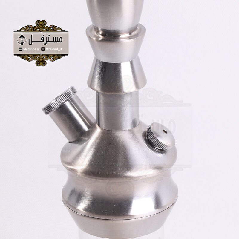 قلیان لاکچری استیل خش دار