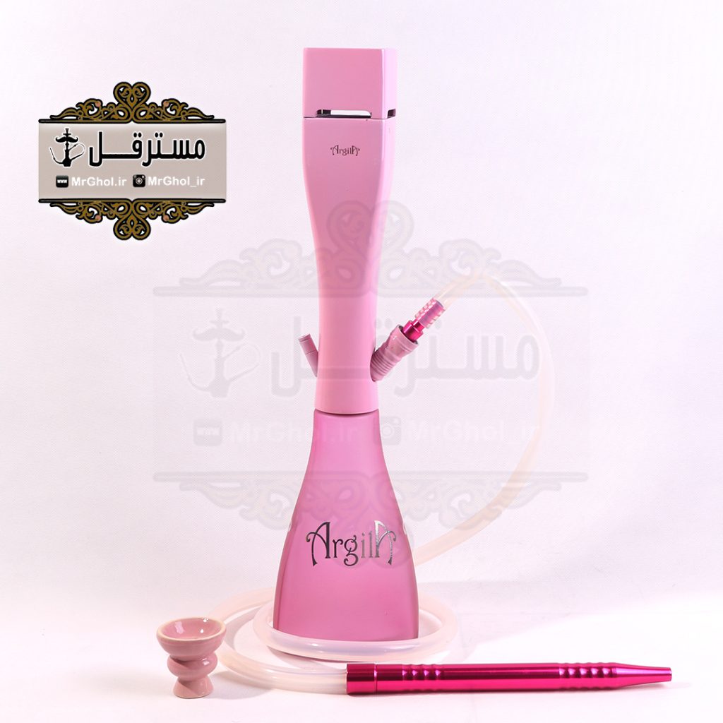قلیان لاکچری آرگیلا صورتی