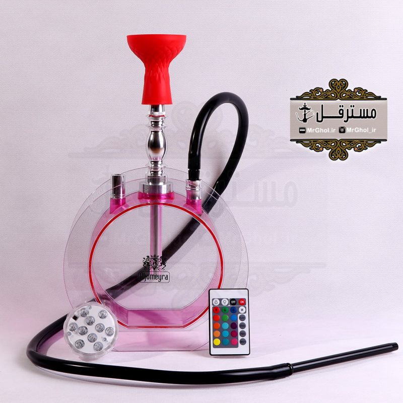 قلیان لاکچری LED دایره ای - Image 1