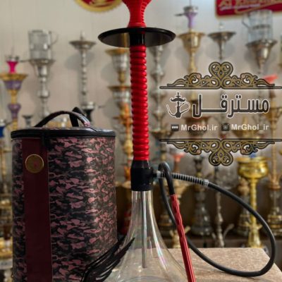 قلیان مدرن قرمز