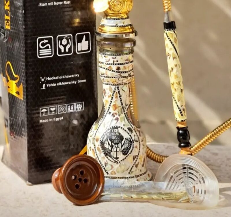 قلیان الخوانکی مدل صدفی دو قپه - Image 2