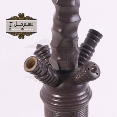 قلیان لاکچری دو شلنگه مدل Chocolate