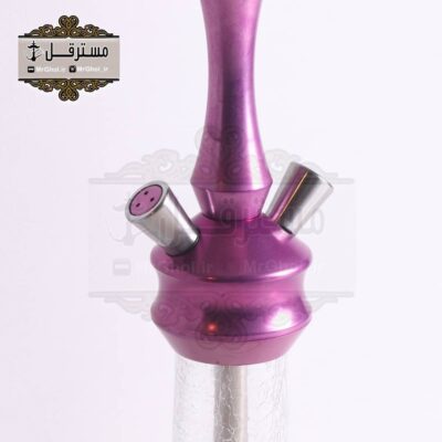 قلیان لاکچری تنه سه تکه بنفش