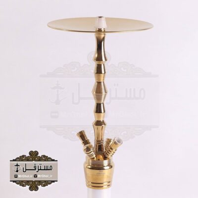 قلیان لاکچری طلایی برند سزار