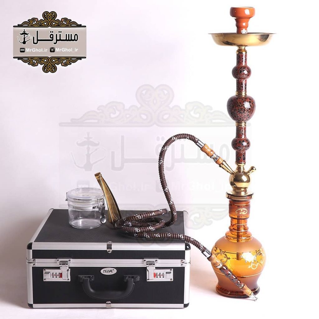 قلیان میا مدل ارکیده طلایی