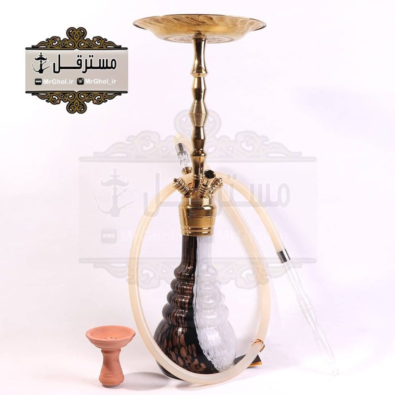 قلیان لاکچری دوشلنگه گلدن سزار