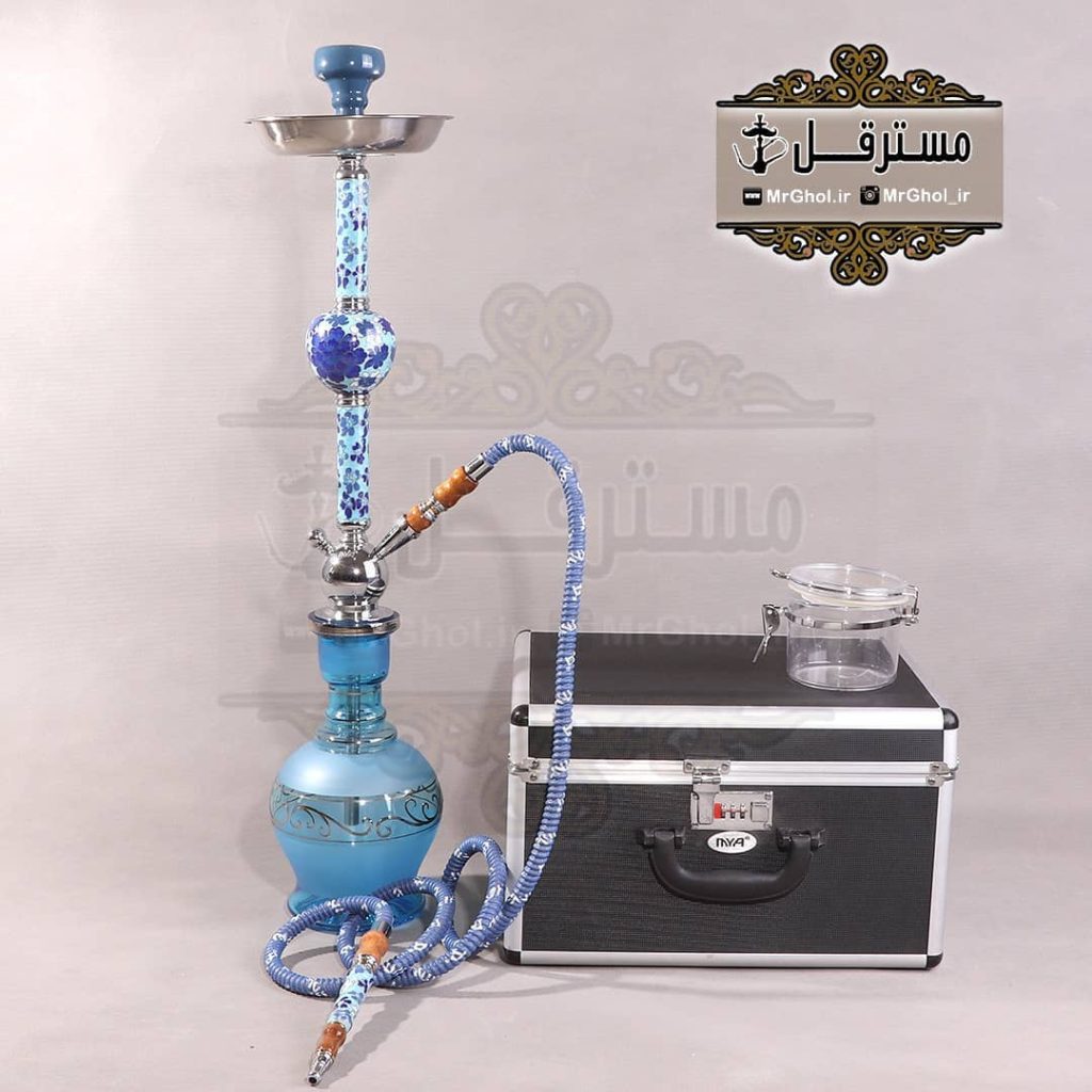 قلیان میا مدل ارکیده آبی
