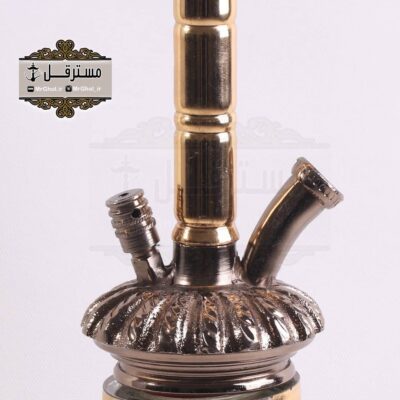 قلیان خلیل مامون دودی طلایی