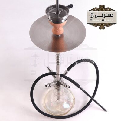 قلیان لاکچری ۴شلنگه شمش استیل برند سزار