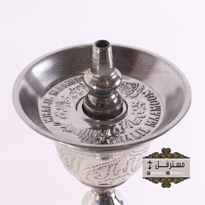 قليان خليل مامون مدل دو دور استنلس میان برنجی