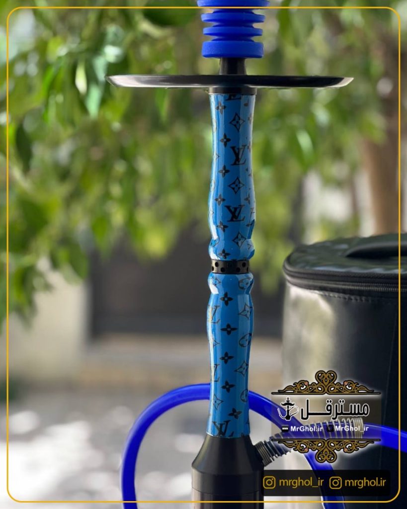 قلیان کارمانیا هیدروگراف آّبی مشکی تنه