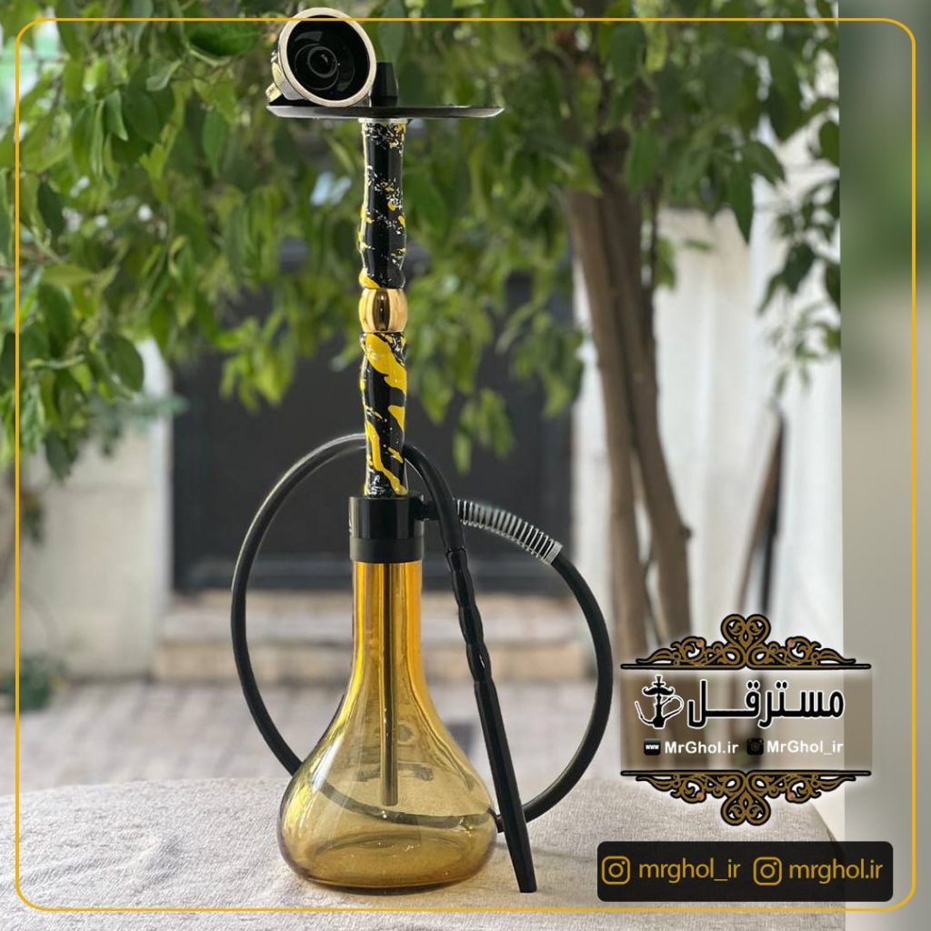 قلیان کارمانیا هیدروگراف زرد مشکی