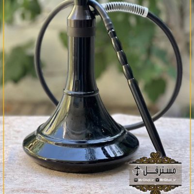 قلیان کارمانیا تمام مشکی سوپاپ وسط تنگ