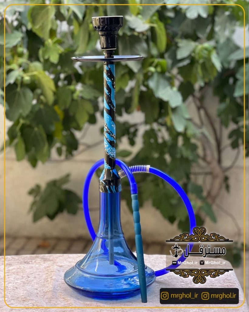 قلیان کارمانیا هیدروگراف آبی مشکی