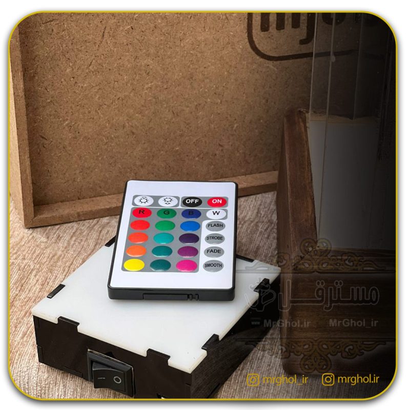 قلیان الجمیرا پلکسی مکعبی ال ای دی