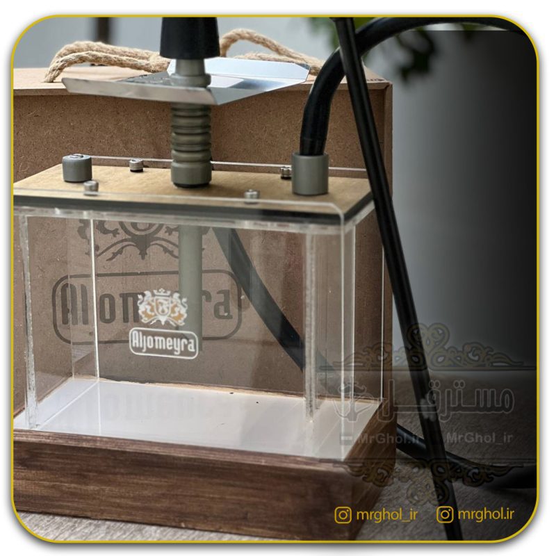 قلیان الجمیرا پلکسی مکعبی تنگ