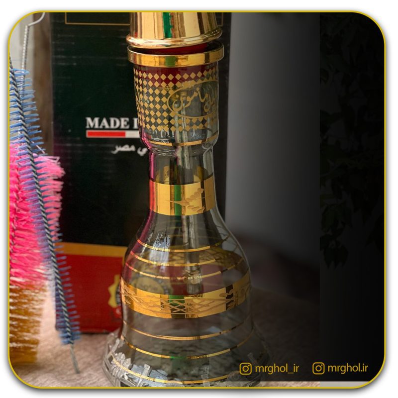 قلیان خلیل مامون لوله ای دورنگ تنگ