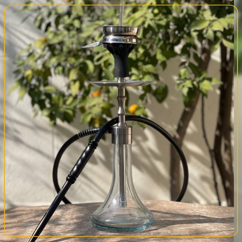 قلیان کرنو مینی قلیان کرنو مدیوم نقره ای