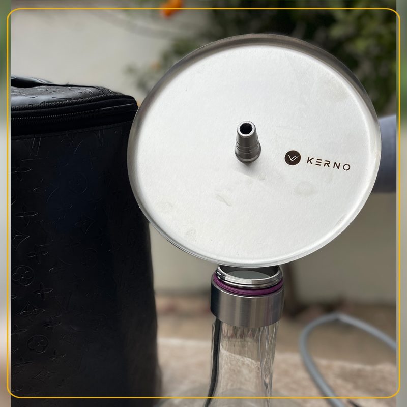 قلیان کرنو مدل کالیفرنیا نقره ای - Image 3