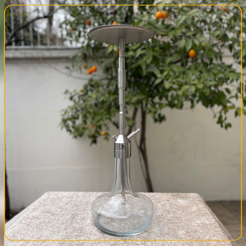 قلیان کرنو مدل کالیفرنیا نقره ای - Image 2