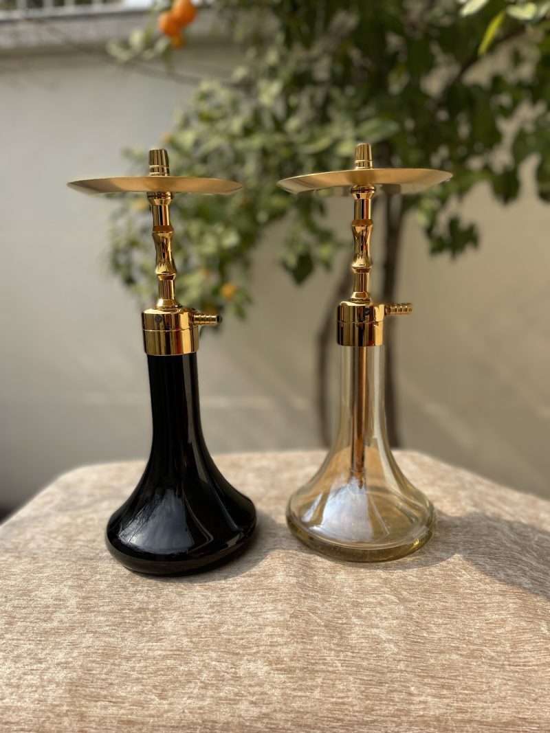 قلیان کرنو مدیوم طلایی - Image 3