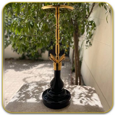 قلیان کرنو مادرید طلایی 4 شلنگه