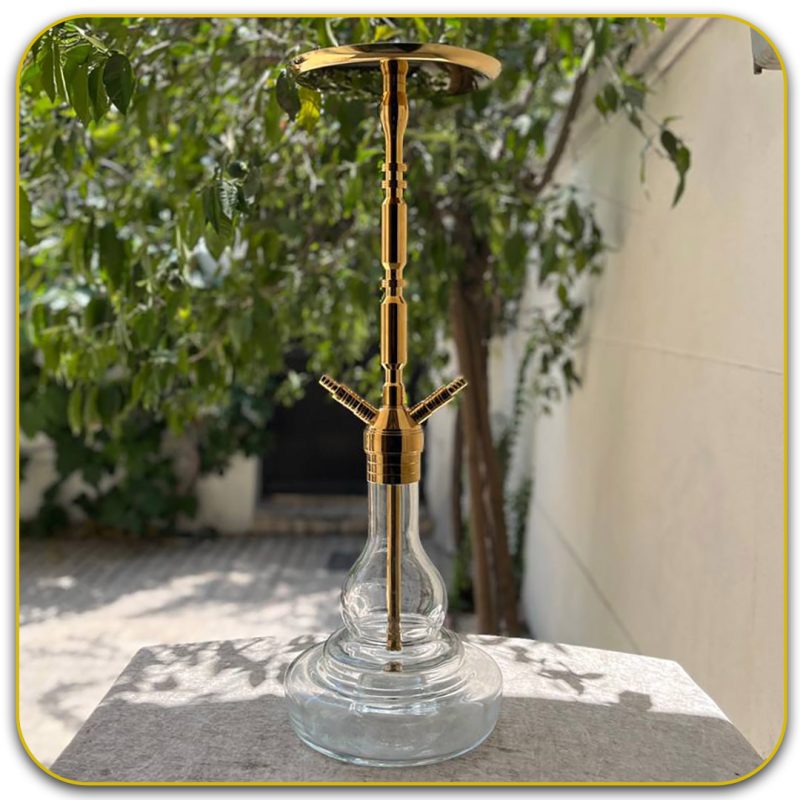 قلیان کرنو مادرید طلایی 2 شلنگه