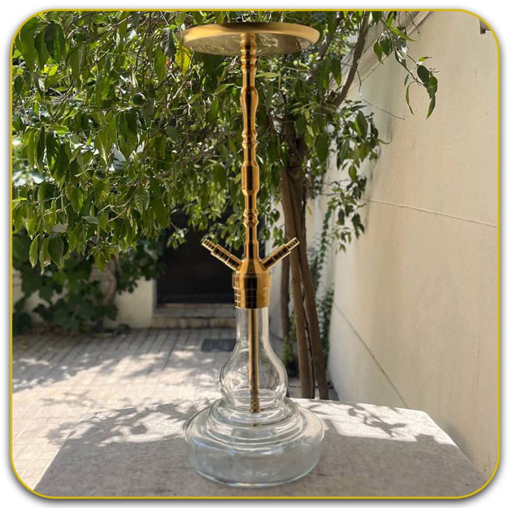 قلیان کرنو مونیخ طلایی 2 شلنگه