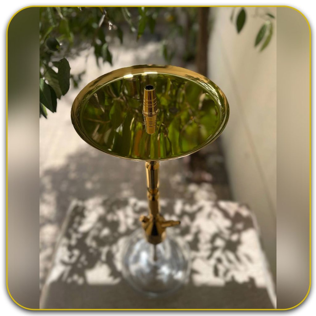 قلیان کرنو مادرید رنگ طلایی1