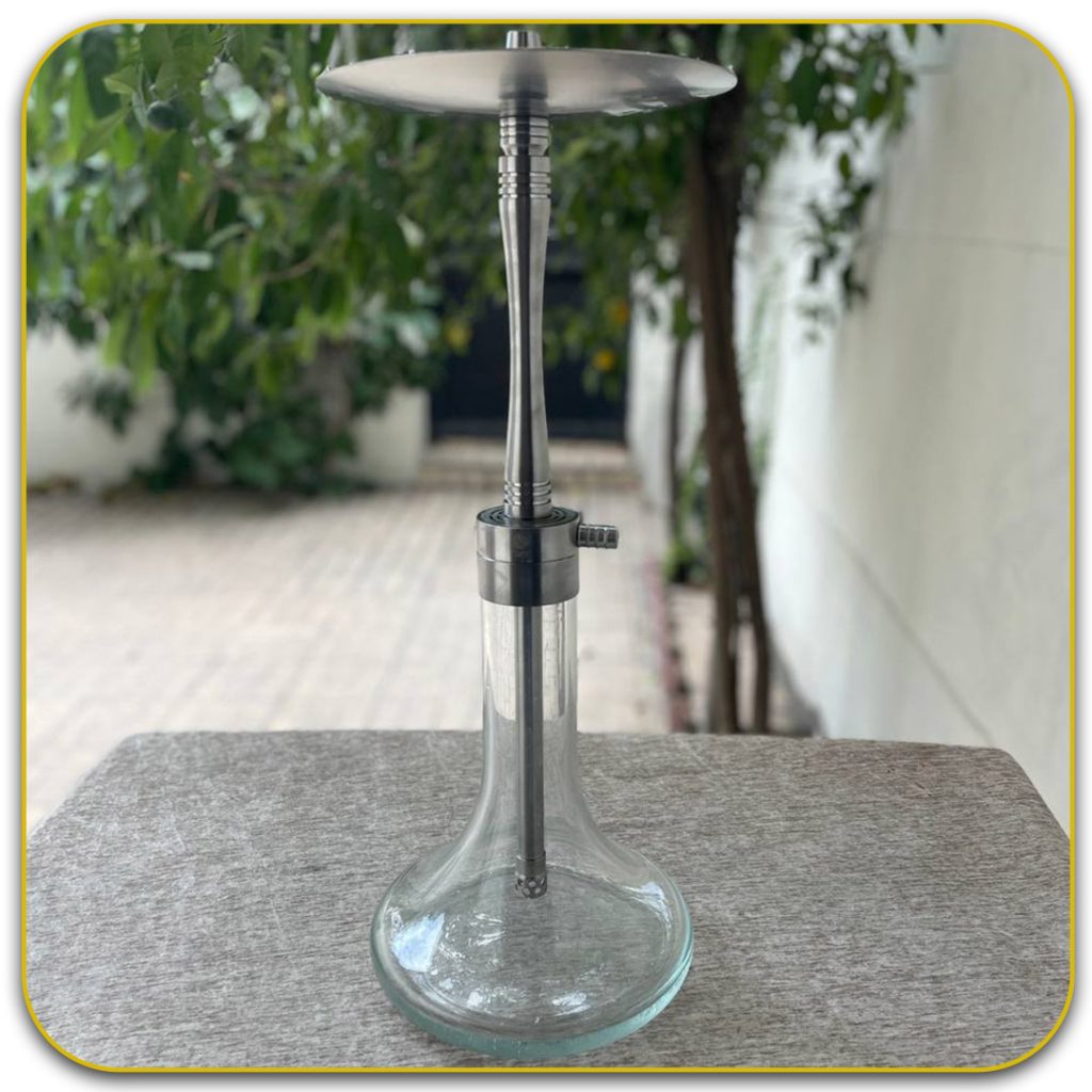 قلیان اسکای نقره ای سایز مدیوم