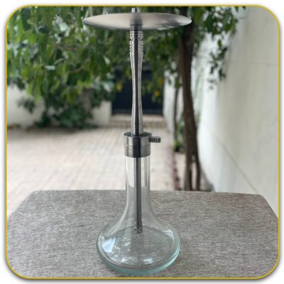 قلیان اسکای نقره ای سایز مدیوم