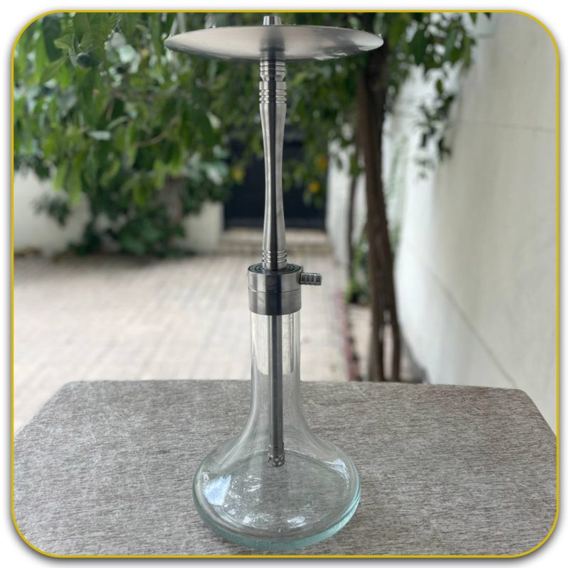 قلیان اسکای نقره ای سایز مدیوم