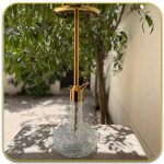 قلیان کرنو تگزاس رنگ طلایی تنگ آیس