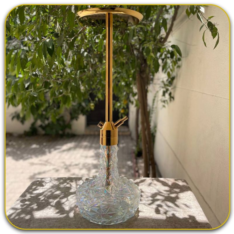 قلیان کرنو تگزاس رنگ طلایی تنگ آیس