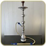 قلیان ابو زید نقره ای مدل دو قپه زنبوری