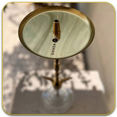 قلیان کرنو مونیخ طلایی 2 شلنگه سینی