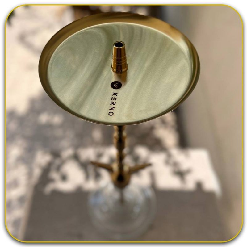 قلیان کرنو مونیخ طلایی 2 شلنگه سینی