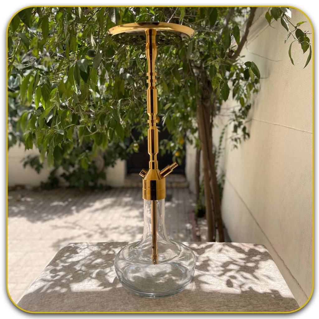 قلیان کرنو مادرید رنگ طلایی