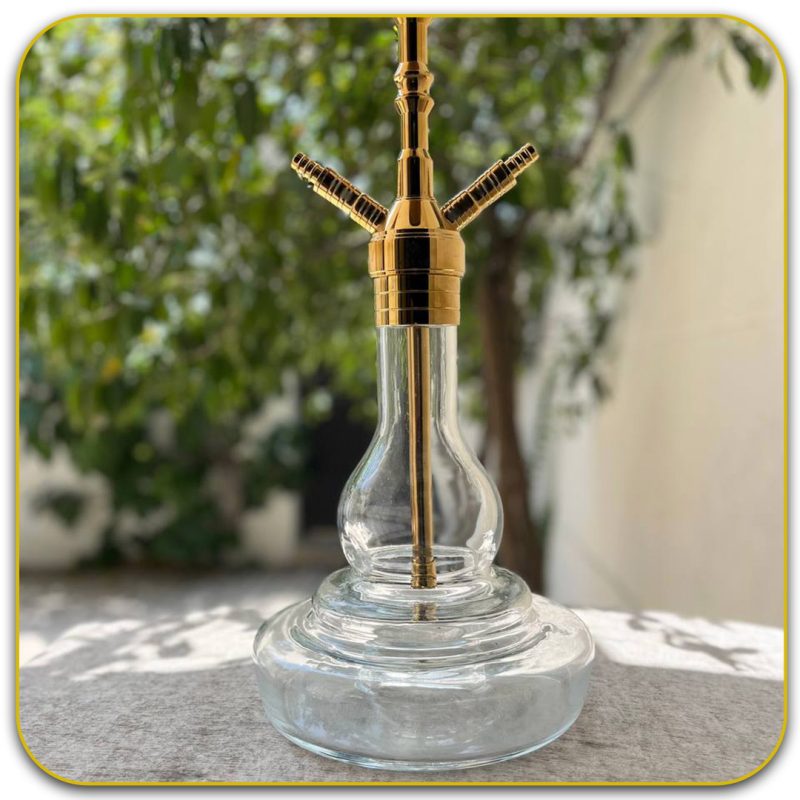 قلیان کرنو مونیخ طلایی 2 شلنگه تنگ