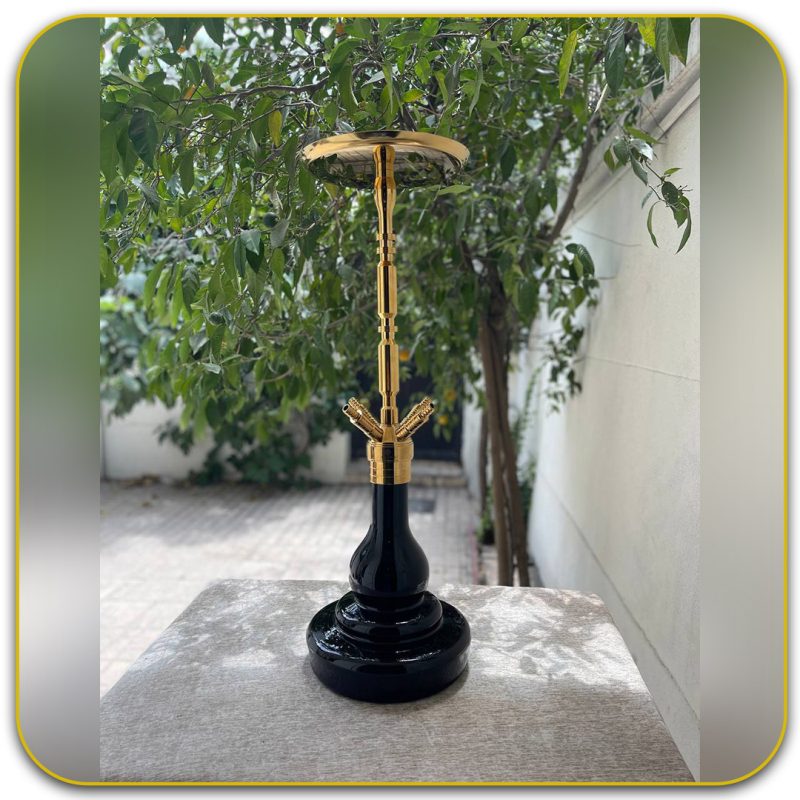 قلیان کرنو مادرید طلایی 4 شلنگه تنه