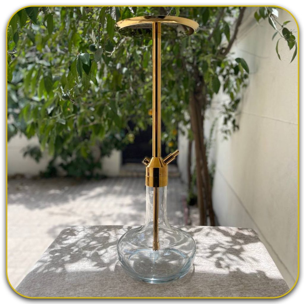 قلیان کرنو تگزاس رنگ طلایی